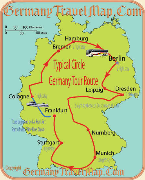Germany Tour Map